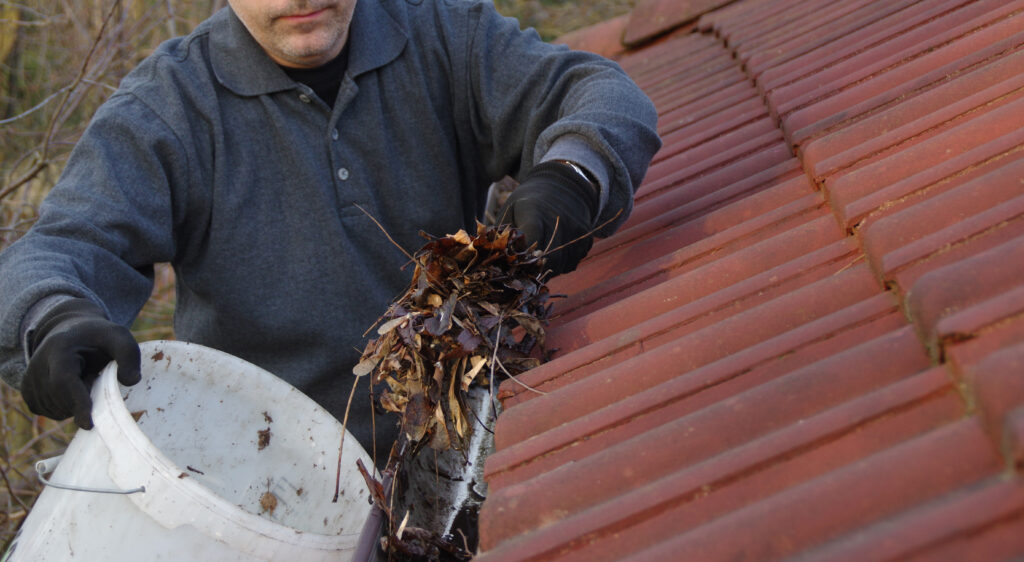 Residential Gutter Cleaning By Hand